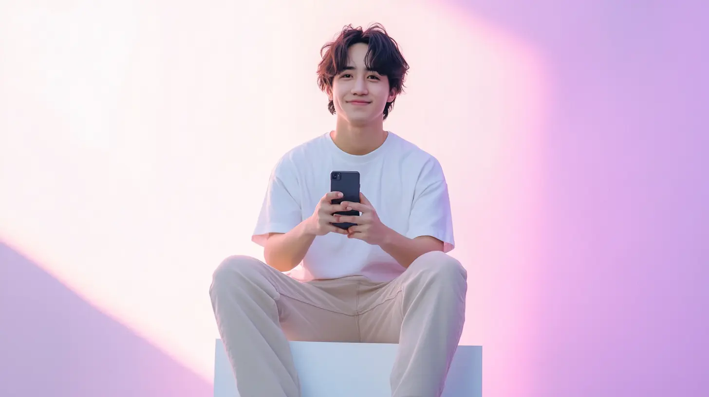 Young professional man representing the future of personal finance