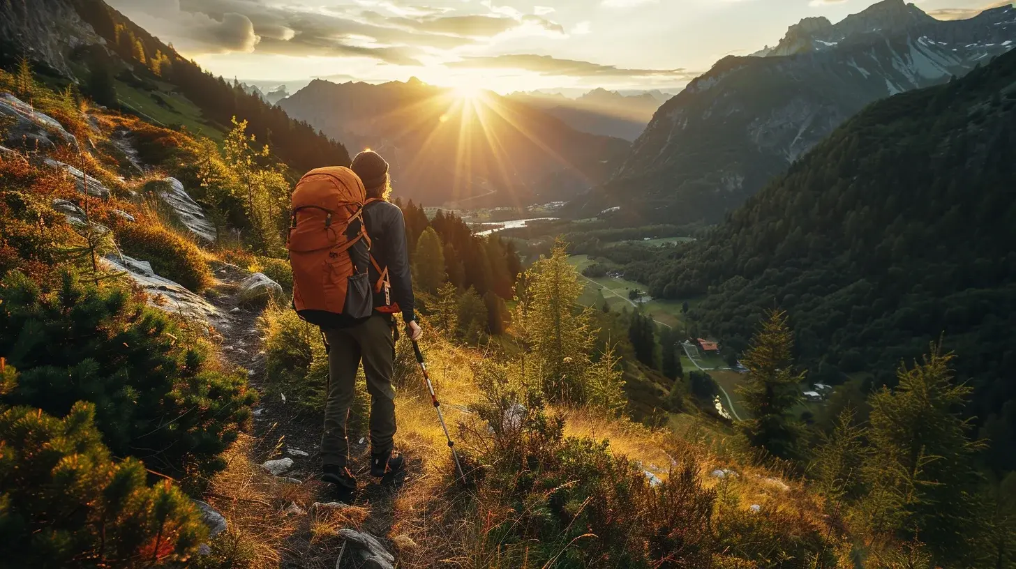 Outdoor adventure gear guide showing camping equipment